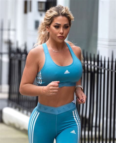 Bianca Gascoigne Showed Off Her Sexy Ass In Tight Adidas Leggings In