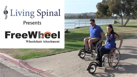 freewheel wheelchair attachment with living spinal youtube