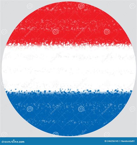 round flag of netherlands stock illustration illustration of design