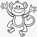Monkeys Mewarnai Monyet Kids Zoo sketch template