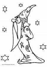 Coloring Pages Witch Magic Color sketch template