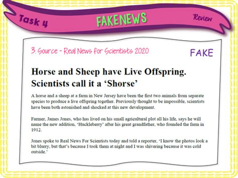 fake news ks teaching resources