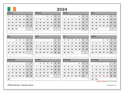 printable calendar  ireland  top   famous calendar