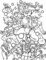 Goku Dragonball Dbz Broly Mandalas Drucken Dibujo Ausdrucken Cartoon Colorir Plantilla Coloriages Letscolorit Dragones Personagens Tk Sak Fernsehen Hotmart Depuis sketch template