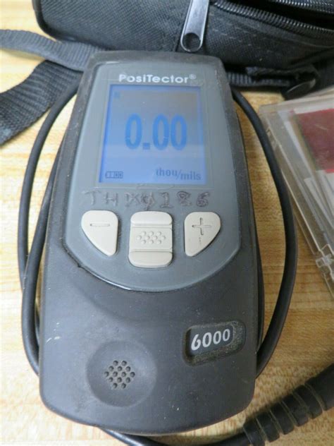 defelsko positector  ultrasonic coatings thickness gage   mils oe bullseye calibration