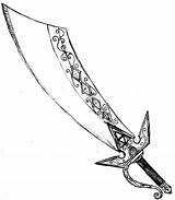 Swords Drawing Sword Getdrawings sketch template