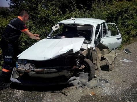 zonguldak ta trafik kazası 5 yaralı haberler