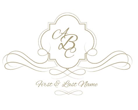 custom wedding monogram