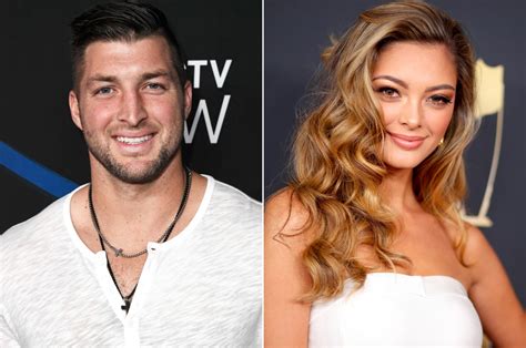 tim tebow confirms romance with miss universe