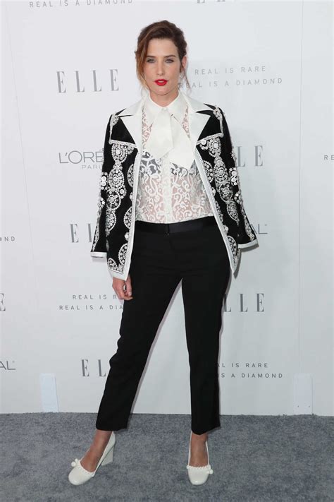 cobie smulders at elle s 24th annual women in hollywood