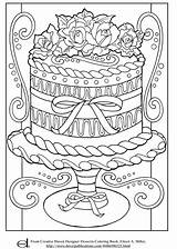 Coloring Pages Cake Adult Printable Wedding Adults Colouring Food Clipart Fancy Ups Grown Sheets Color Nascar Colorier Realistic Books Kids sketch template