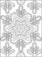 Coloring Pages Christmas Snowflake Adult Book Snowflakes Sheets Books Designs Mood Holiday Set sketch template