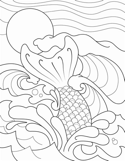 mermaid tail coloring page fresh mermaid tail sheets coloring pages