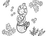 mermaid  coloring page coloringcrewcom