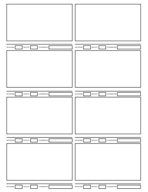 storyboard template storyboard artists guide