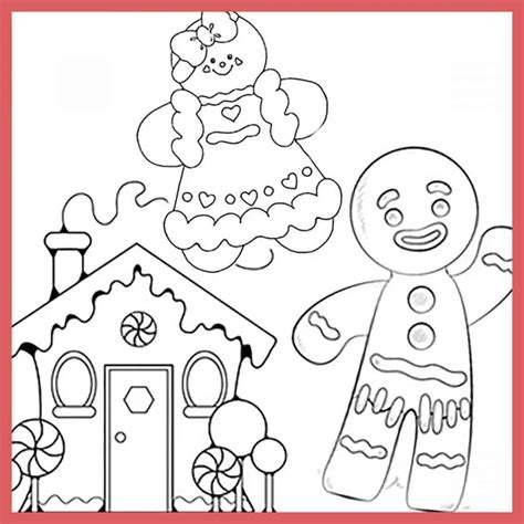 gingerbread man coloring pages   print artsy pretty plants