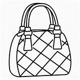 Purse Bag Drawing Hand Icon Bags Women Ladies Fashion Money Getdrawings Clipartmag Iconfinder sketch template