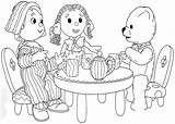 Coloring Andy Pandy Pages Tea Bear Having Time Together Cartoons Looby Loo Teddy Printable Girls Boy Girl Color Drawing Online sketch template