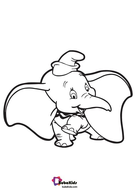 disney dumbo elephant coloring page bubakidscom
