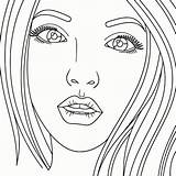 Coloring Pages People Cute Adult Recolor Printable Book Colouring Color Detailed Easy Girls Print Drawings Faces Visit Choose Board Popular sketch template