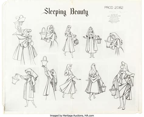 The Concept Art For Sleeping Beauty