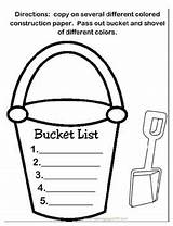 Bucket Summer sketch template