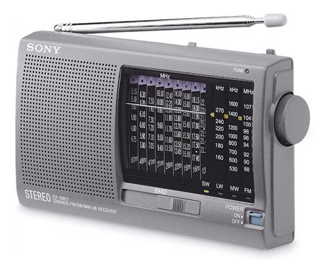 radio sony sonido stereo icf sw  bandas  fm  en mercado libre