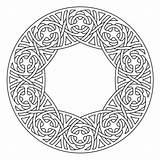 Celtic Rosette sketch template