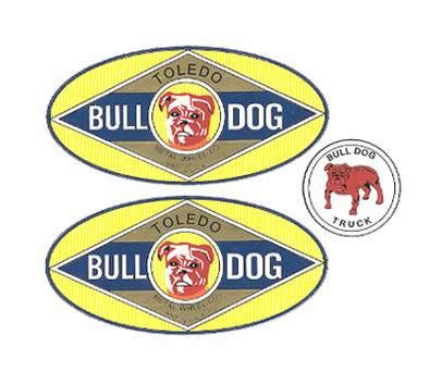 american national bull dog truck decals creative graphics