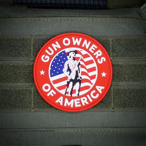 logo patch gun owners  america