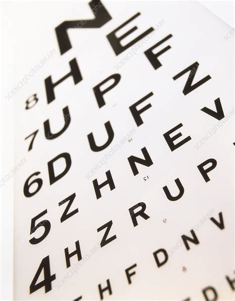 eye test stock image  science photo library