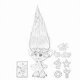 Trolls Dreamworks Coloring Pages Filminspector Holiday sketch template