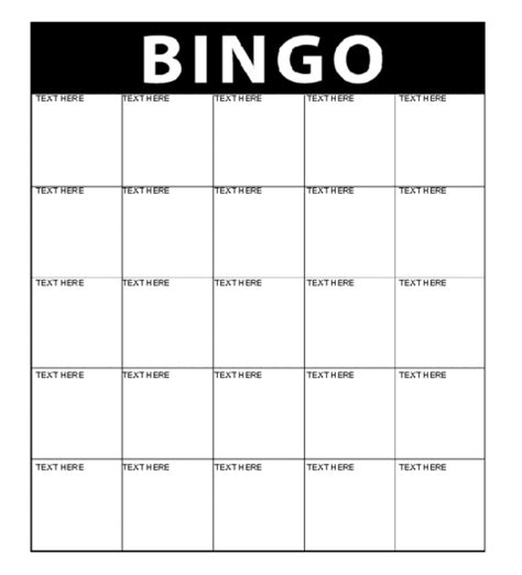 printable bingo template ss blog