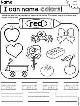 Color Preschool Colors Red Activities Kindergarten School Words Learning Worksheets First Printable Back Kids Printables Worksheet Coloring Activity Weeks Pages sketch template