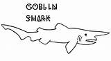 Shark Goblin sketch template