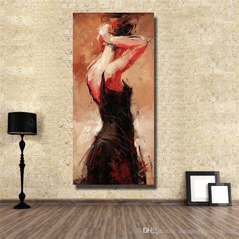 2019 Knife Girl Back Painting Wall Art Home Decoration