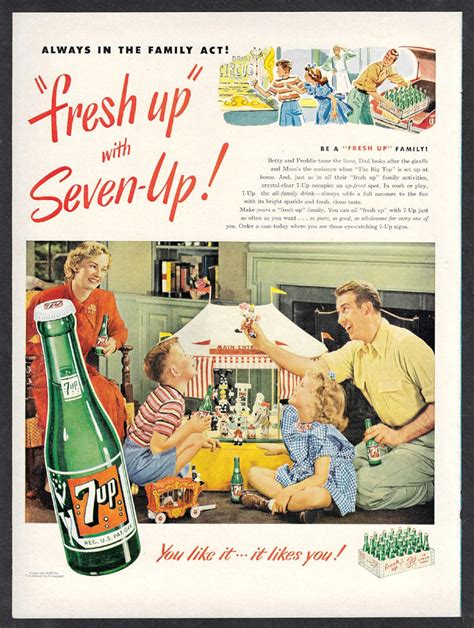vintage     soda ad circus    etsy