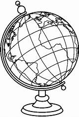 Bw Globos Terraqueos Globus Terrestes Globes Malvorlage Cliparting Clipartmag sketch template
