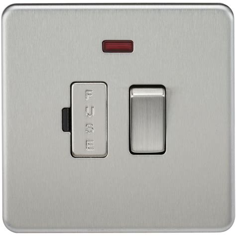 screwless  switched fused spur wall mounted socket   symple stuff wall mounted tv