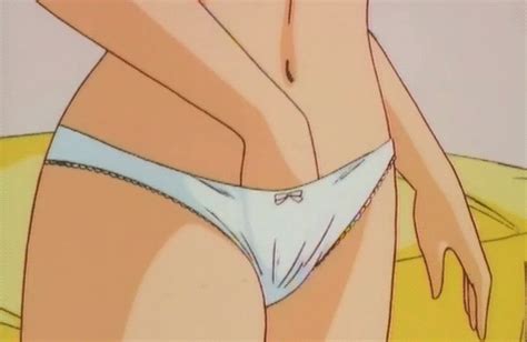 xbooru anime female fingering hentai panties standing 572408
