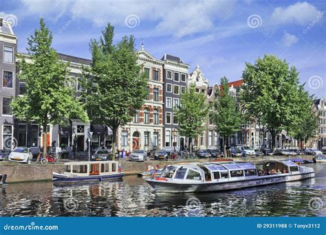 boat   amsterdam canal belt editorial stock photo image  dutch boat