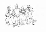 Coloring Wizard Oz Pages Emerald City Tin Man Getdrawings Getcolorings Colorin Colorings sketch template