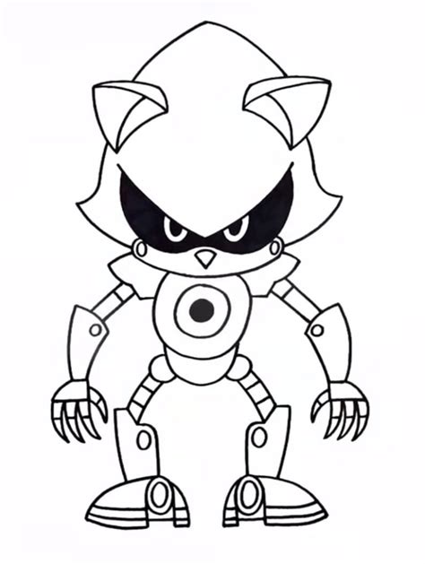 metal sonic coloring pages sonic coloring amy hedgeho vrogueco