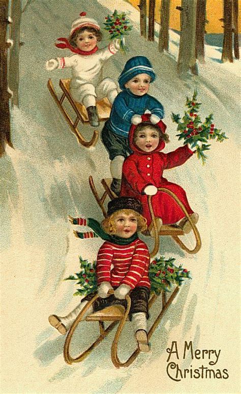antique christmas images  years christmas card images vintage