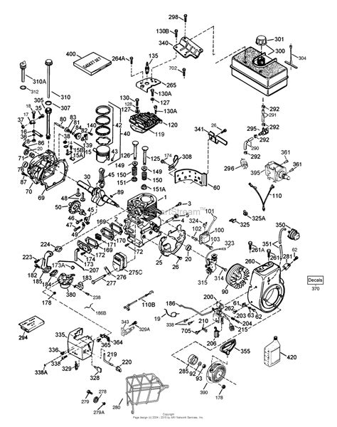 tecumseh hmsk  parts diagram  engine parts list