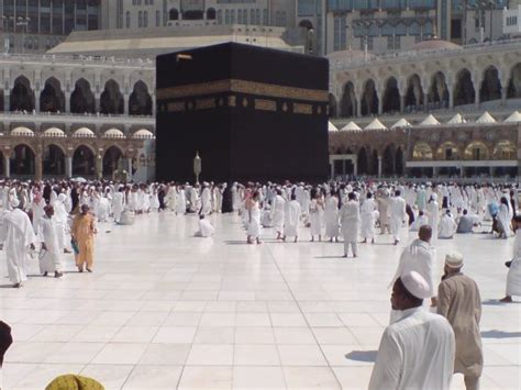 Hajj Moments In Kaaba Mecca Kingdom Of Saudi Arabia