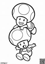 Toad Colorings Consent sketch template