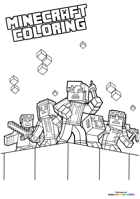 minecraft unicorn coloring pages coloring pages