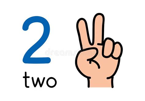 cacoe  mao    mostra ao numero seis sinais da mao ilustracao