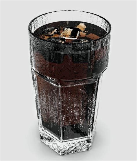 glass  coke   render rblender